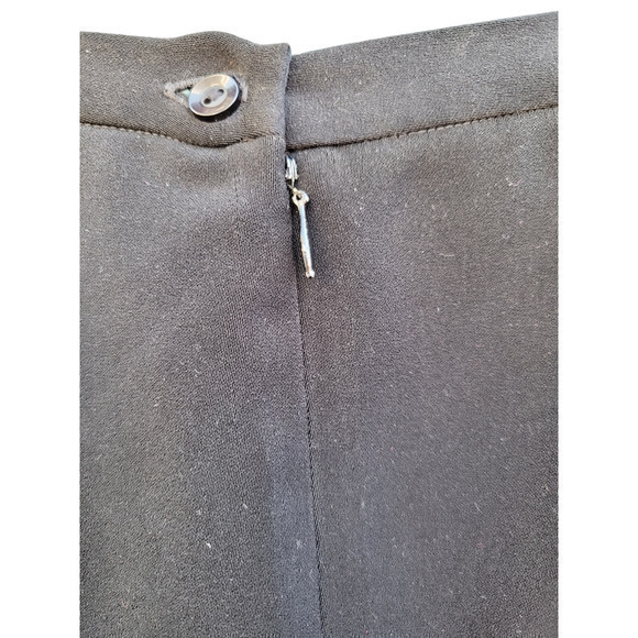 Vintage Ultimate Concept Black‎ Basic Zip Back Slit Midi gathered Skirt - Picture 8 of 12